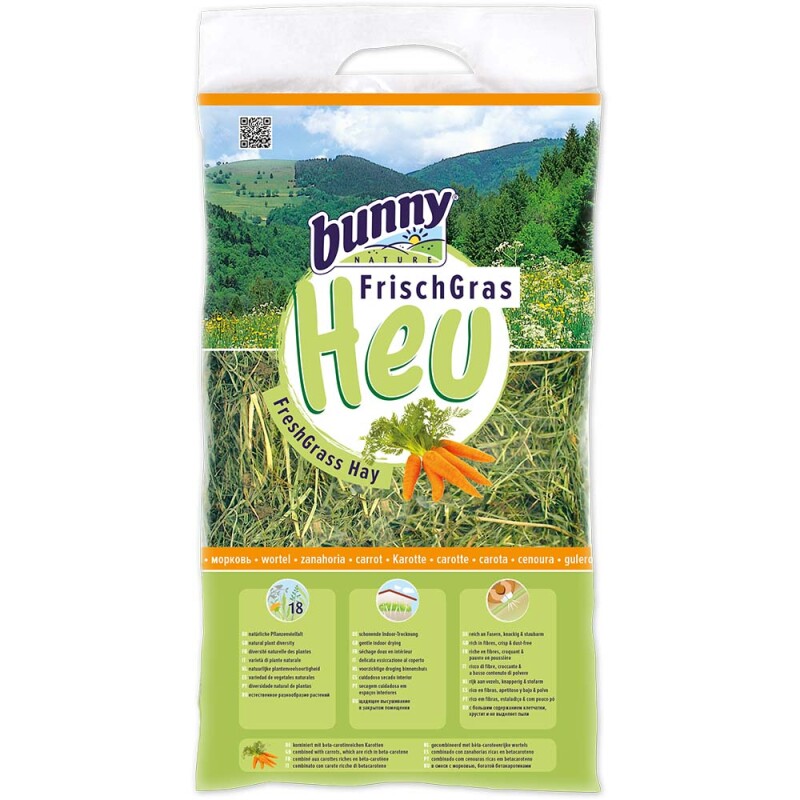 BUNNY FreshGrass Hay Χόρτο με καρότο 500gr