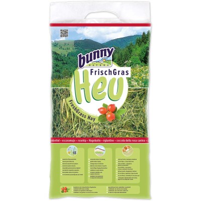 BUNNY FreshGrass Hay Χόρτο με τριαντάφυλλο 500gr