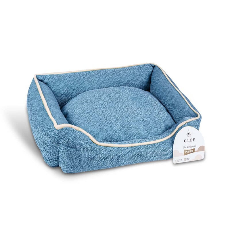 GLEE Κρεβάτι "Basic" - Μπλε | 70x55x20cm