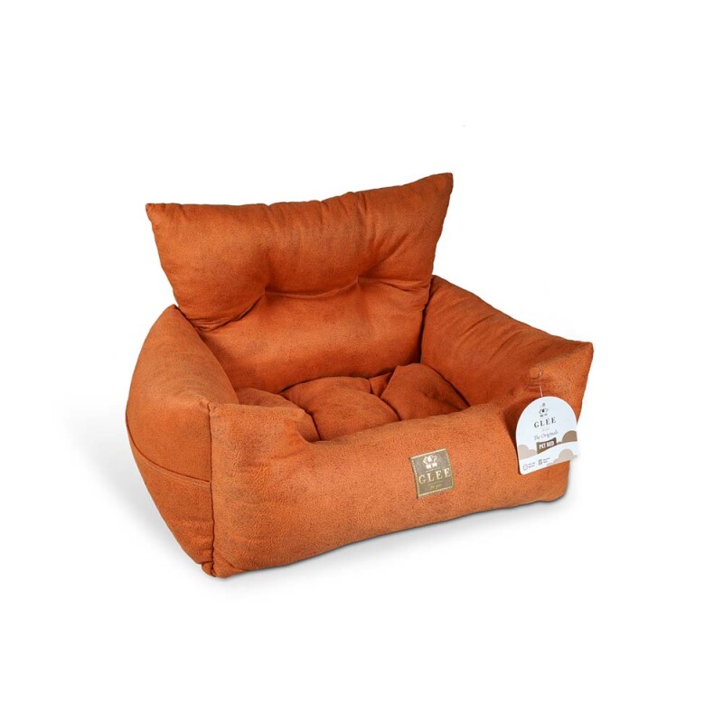 GLEE Κρεβάτι "Ultra Comfort" Kerkyra - Πορτοκαλί | 70x65x30x45cm