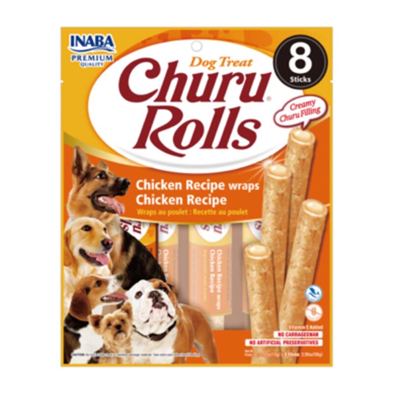 INABA Churu Rolls Κοτόπουλο 96gr