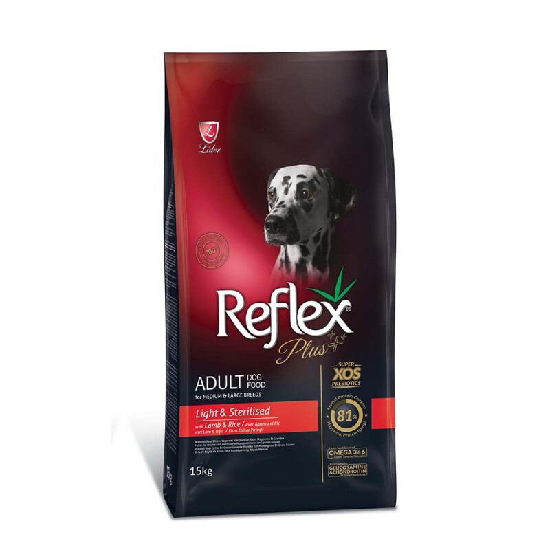 REFLEX Adult Medium & Large Light & Sterilised 15kg