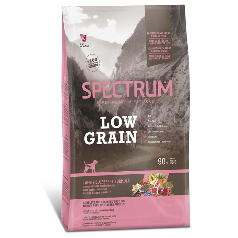 SPECTRUM Junior Medium & Large Lamb & Blueberry 12kg