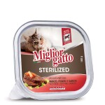 MORANDO Miglior Gatto Sterilised Βοδινό, Συκώτι & Καρότο 100gr