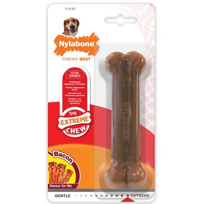 NYLABONE Dura Chew - Bacon Bone X-Large