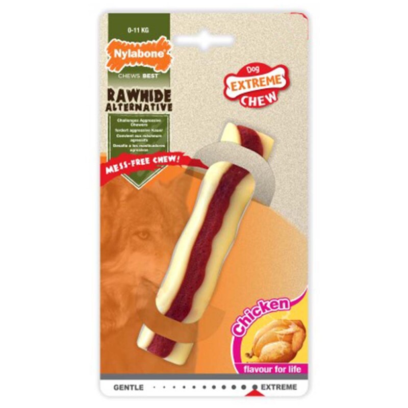 NYLABONE Extreme Chew Rawhide Roll X-Large