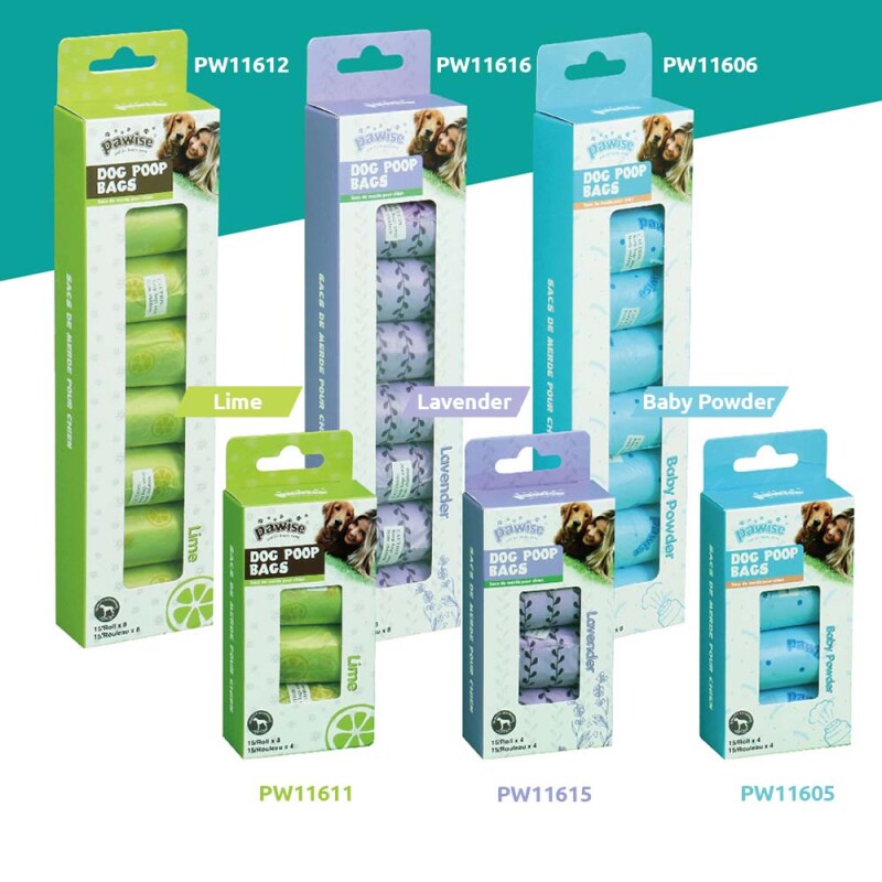 PAWISE Poop Bag Roll Lavender