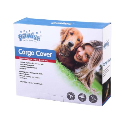 PW Κάλυμμα πορτ μπαγκάζ αυτοκινήτου 130x150cm Μαύρο