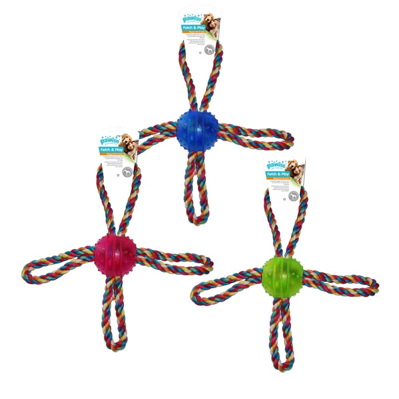 PW TRP Παιχνίδι Σκύλου με σχοινί Ball tug