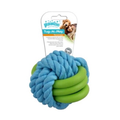 PW Παιχνίδι Σκύλου Twins Rope Ball 7cm