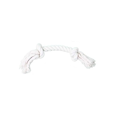 PW Παιχνίδι Σκύλου Rope Bone 2 Knots Natural 17.8cm