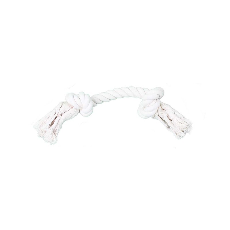PW Παιχνίδι Σκύλου Rope Bone 2 Knots Natural 22.9cm