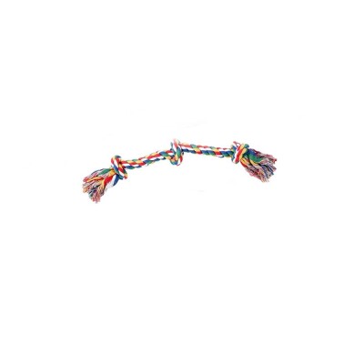 PW Παιχνίδι Σκύλου Rope Bone 3 Knots Multicolor 40.6cm