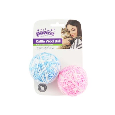 PW Παιχνίδι Γάτας  Rattle Wool (2τμχ)