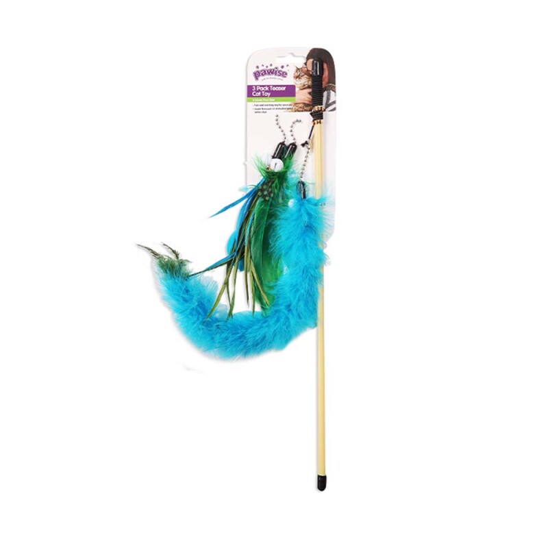 PAWICE Cat Teaser Wand (3 παιχνίδια)