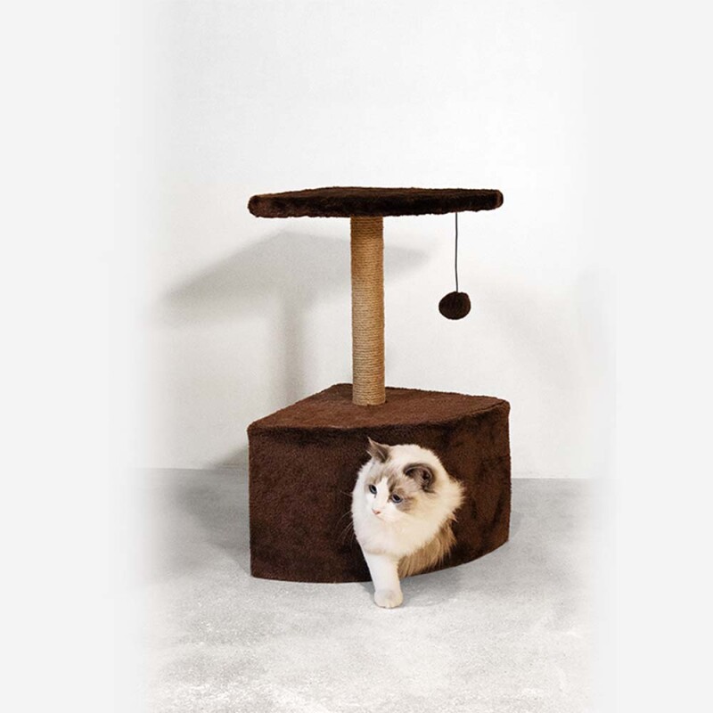 PAWISE Ονυχοδρόμιο Corner Scratching Tower 28x28x42cm