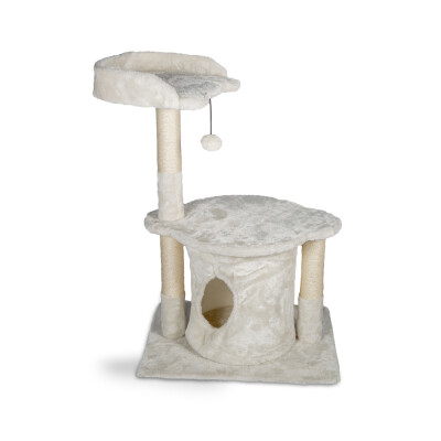 PAWISE Ονυχοδρόμιο Cando Post Λευκό 60x45x90cm