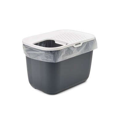 SAVIC Hop In Λευκό-Ανθρακί | 58,5x39x39,5cm