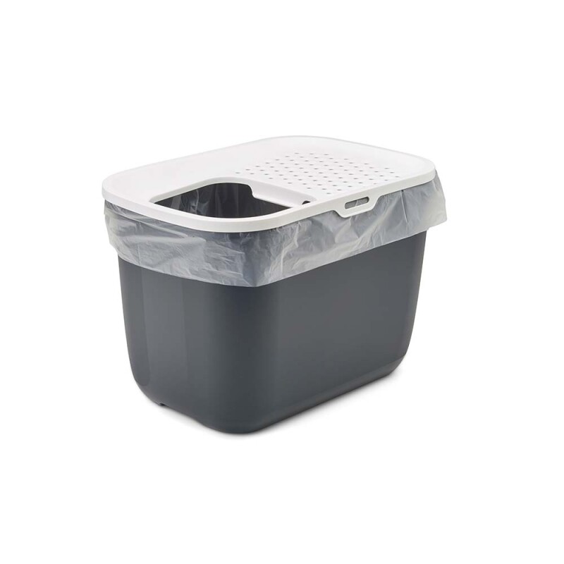 SAVIC Hop In Λευκό-Ανθρακί | 58,5x39x39,5cm