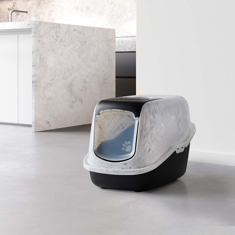 SAVIC Nestor Marble Γκρι-Μαύρο | 56x38x39,5cm