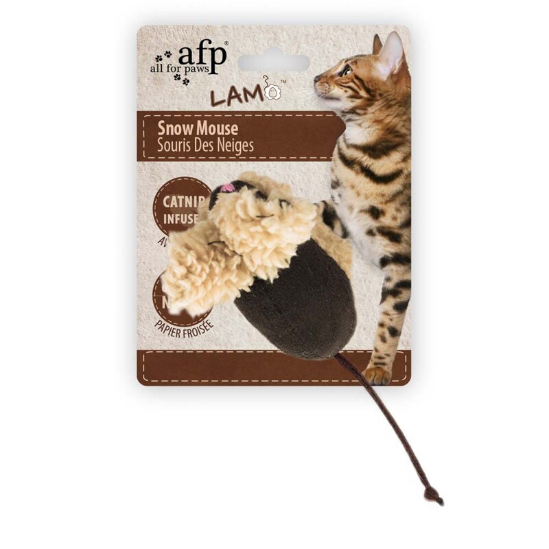 AFP Παιχνίδι Γάτας Lambswool Snow Mouse
