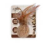 AFP Παιχνίδι Γάτας Snοw Ball Καφέ / Γκρί / Μπέζ