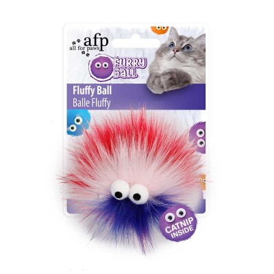 AFP Παιχνίδι Γάτας Fluffer Ball Ρόζ