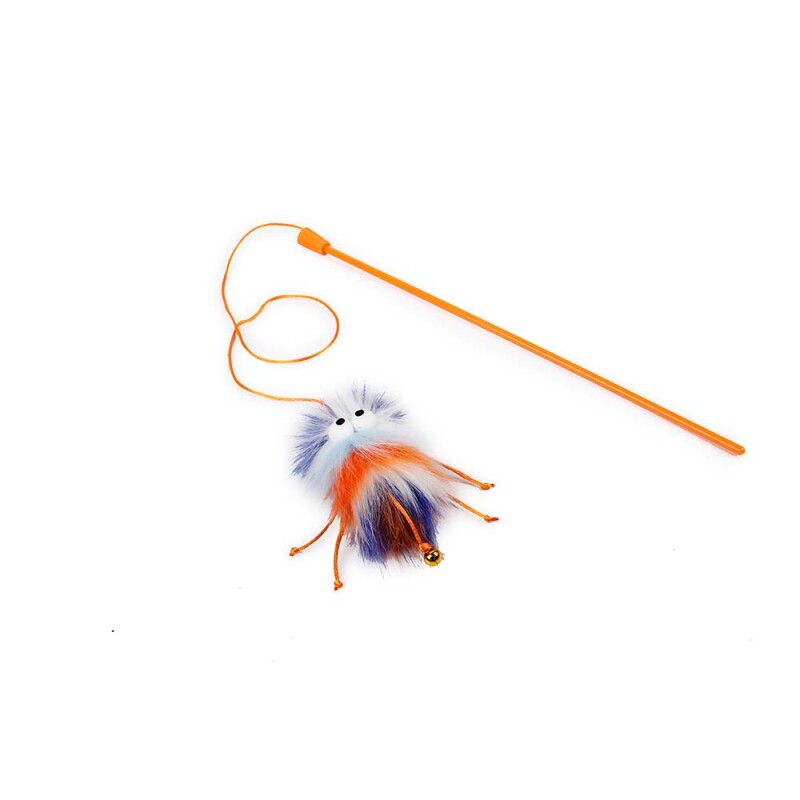 AFP Παιχνίδι Γάτας Fluffer Wand Πορτοκαλί