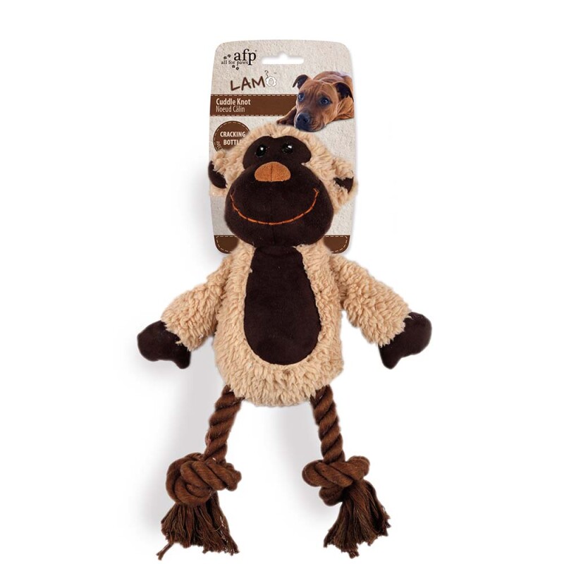 AFP Παιχνίδι Σκύλου Lambswool Cuddle Knotted Rope