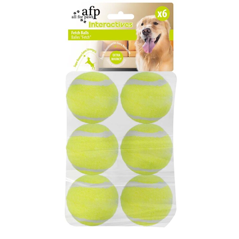 AFP Παιχνίδι Σκύλου Hyper Fetch Super Bounce Tennis Balls 6PK
