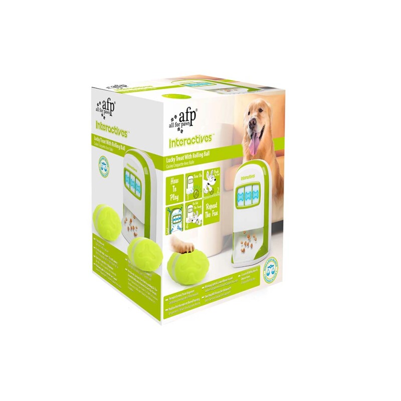 AFP Παιχνίδι Σκύλου Interactive Lucky Tret Dispenser with Rolling Ball