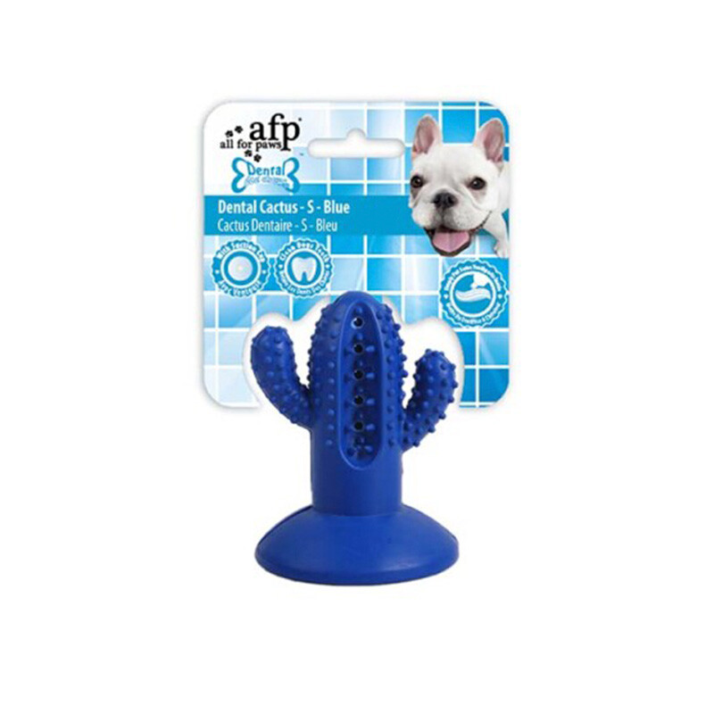 AFP Παιχνίδι Σκύλου οδοντικής φροντίδας Cactus Rubber S Μπλέ