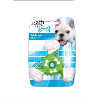 AFP Παιχνίδι Σκύλου οδοντικής φροντίδας Dental Triple Joint