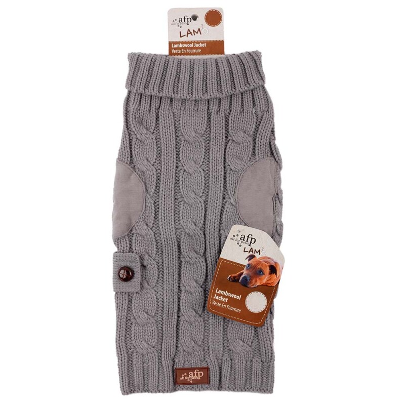 AFP Cord & Wool Πουλόβερ - Γκρι