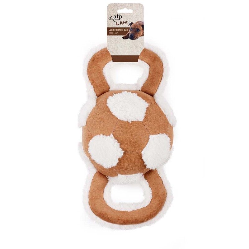 AFP Παιχνίδι Σκύλου Lambswool Handle Soccer ball