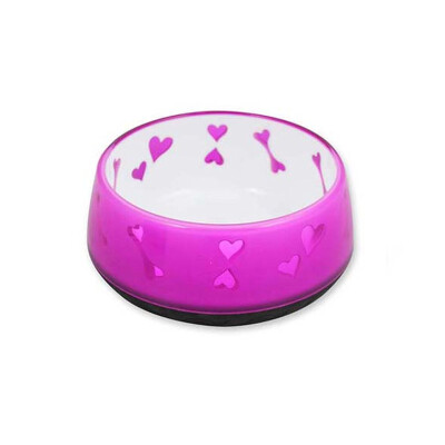 AFP Dog Bowl Love - Pink