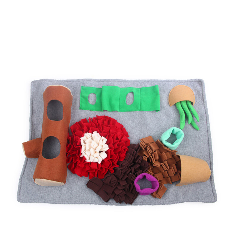AFP Dog Toy Dig It Fluffy Mat With Reccoon
