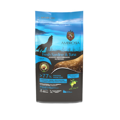 Ambrosia Mediterranean Diet Adult Fresh Sardine & Tuna