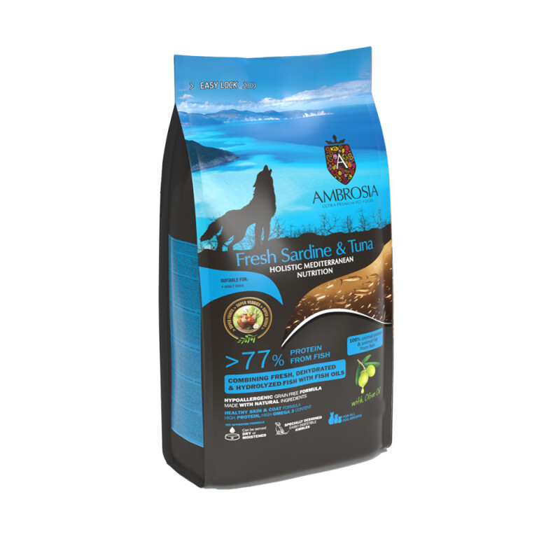 Ambrosia Mediterranean Diet Adult Fresh Sardine & Tuna
