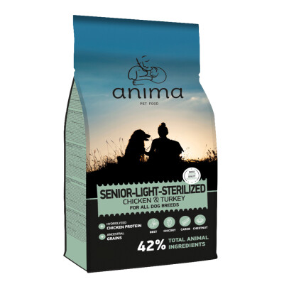 Anima Senior Light & Sterilized Chicken & Turkey