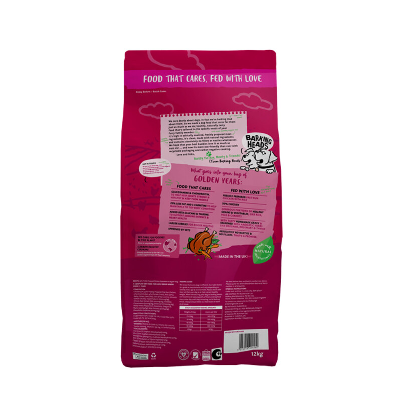 BARKING HEADS Big Foot Golden Years Chicken 12kg