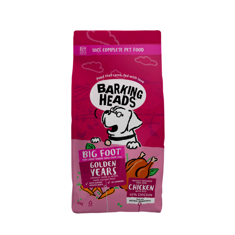 BARKING HEADS Big Foot Golden Years Chicken 12kg