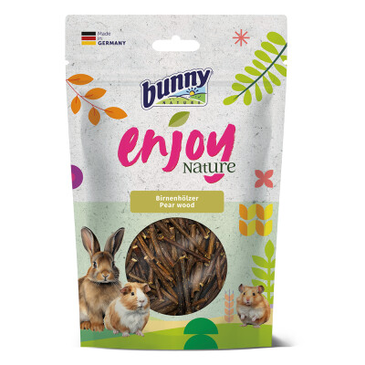 BUNNY Enjoy Nature Nibble Fun - με ξύλο αχλαδιάς 6x100gr