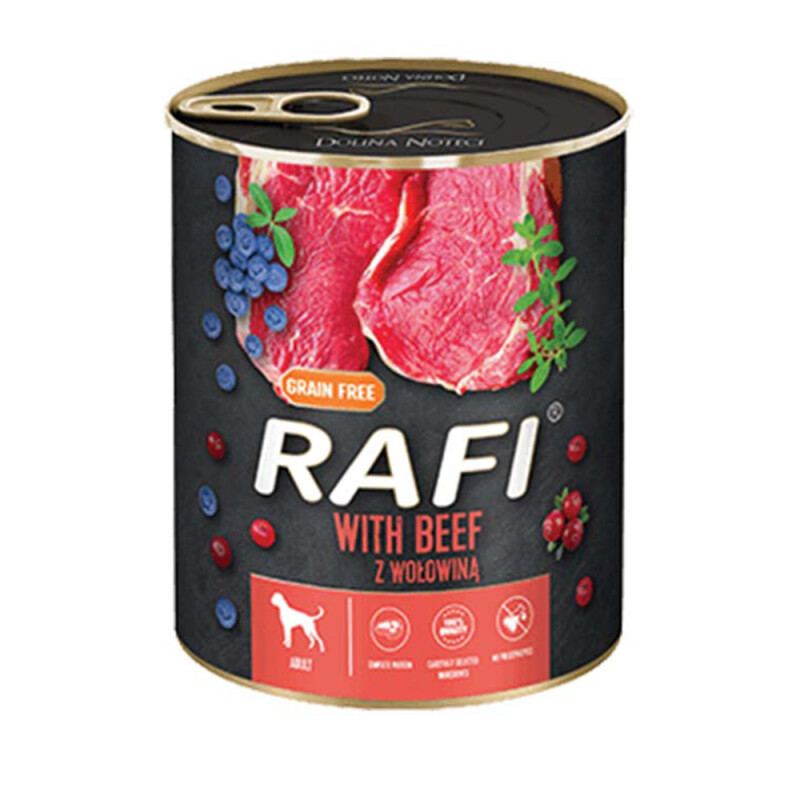 RAFI Υγρή τροφή πατέ σε κονσέρβα (χωρίς σιτηρά) 400gr