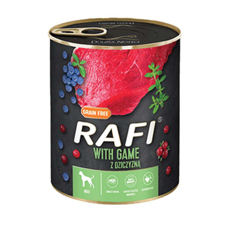 RAFI Υγρή τροφή πατέ σε κονσέρβα (χωρίς σιτηρά) 400gr