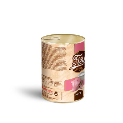 FISI Υγρή τροφή σε πατέ για Γατάκια Κοτόπουλο με Γάλα 12x400gr