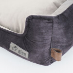 GLEE Κρεβάτι Seville Ανθρακί