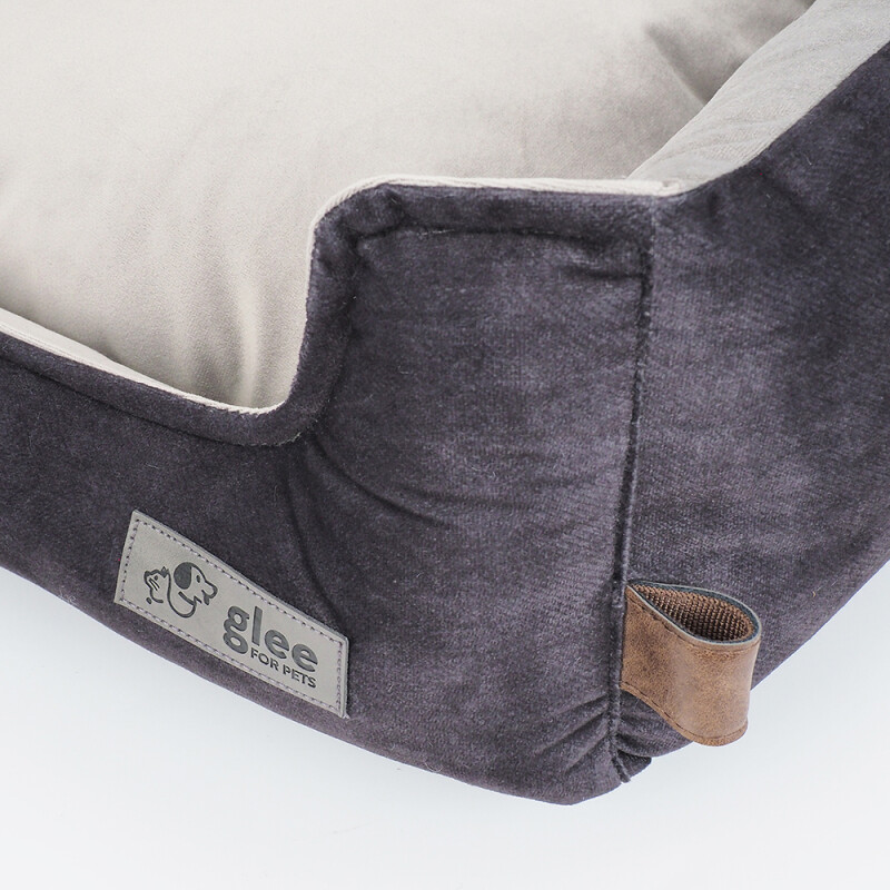 GLEE Κρεβάτι Seville Ανθρακί