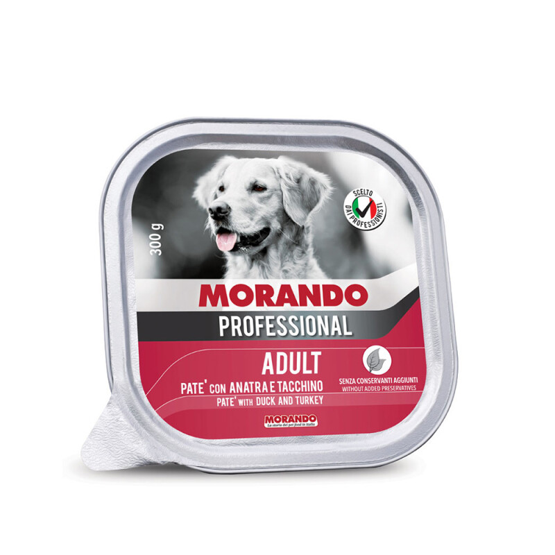 MORANDO Υγρή τροφή σε πατέ σε ταψάκι 300gr