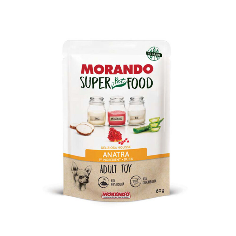 MORANDO Super PetFood Adult toy Πάπια 80gr